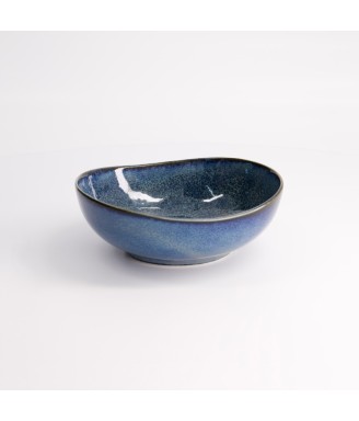 Bol japonais Cobalt Blue – Porcelaine artisanale 650 ml | Fabriqué au Japon | Japanzen