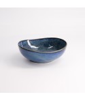 Bol japonais Cobalt Blue en porcelaine fabriqué à la main au Japon – capacité 650 ml