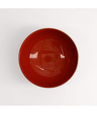Bol japonais laqué noir et rouge | Fabriqué au Japon | Japanzen