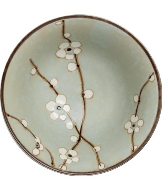 Bol à riz japonais fleurs de prunier | Fabriqué au Japon | Japanzen