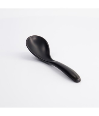 Cuillère japonaise Renge noire 18,5 cm | Japanzen
