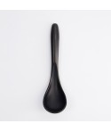 Cuillère japonaise Renge noire en mélamine de 18,5 cm