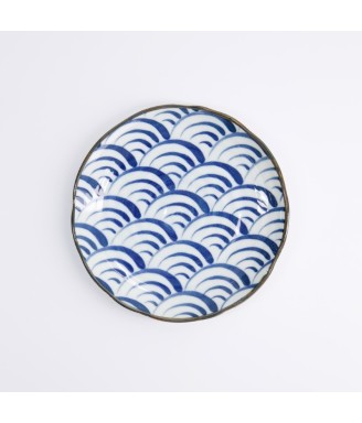 Assiette japonaise Nami 16,5 cm | Fabriquée au Japon | Japanzen
