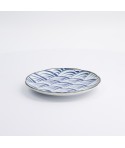 assiette japonaise nami motifs vagues japonaises japanzen