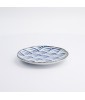 assiette japonaise nami motifs vagues japonaises japanzen