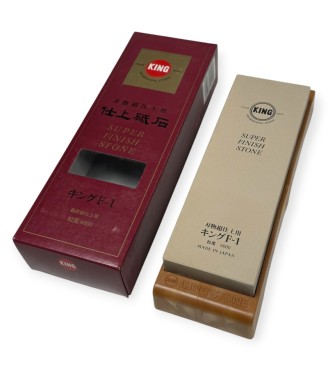 Pierre à aiguiser japonaise King F-1 grain 4000 – Super Finish Stone | Fabriquée au Japon