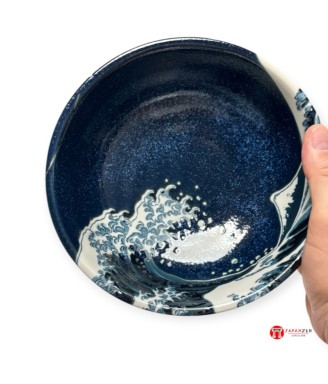 Bol à ramen japonais Hokusai Grande Vague 19,5 cm | Japanzen