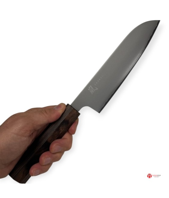 Couteau Santoku japonais Yaxell Hana 165 mm fabriqué à Seki