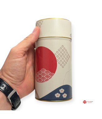 Boîte à thé japonaise Tsukihi – Métal – 200 g