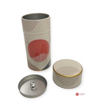 Boîte à Thé Japonaise Tsukihi 200 g | Double Couvercle