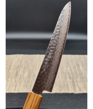Couteau Petty Yamawaki Damas AUS-10 150 mm | Sakai Japon