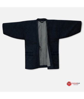 Veste hanten matelassée japonaise Rokka en coton Kurume-ori
