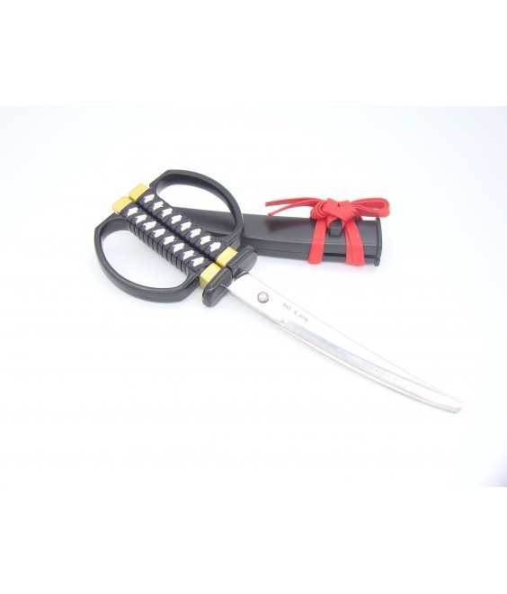 Ciseaux Katana Samourai Noir