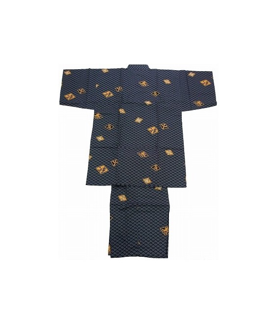 Japanese Jinbei for Men "Diamond"