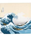 Furoshiki japonais 48x48 grande vague de Kanagawa Hokusai