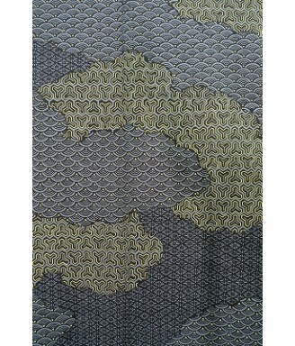 Yukata homme Nami – Vagues japonaises 100 % coton | Japanzen