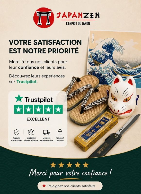 Depuis plusieurs années, nous sélectionnons avec passion des produits japonais authentiques. Découvrez ce que nos clients pensent de leur expérience.