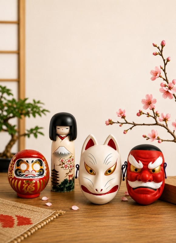 Découvrez notre sélection d'objets décoratifs japonais inspirés de l'art de vivre nippon, entre tradition, élégance et sérénité.