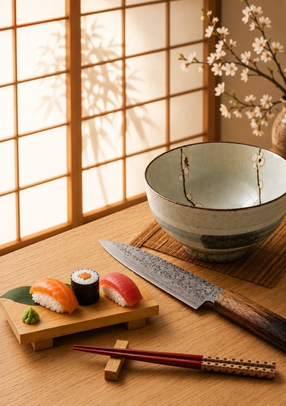 Bols à ramen, théières, baguettes et vaisselle authentique pour apporter élégance et raffinement à vos repas.